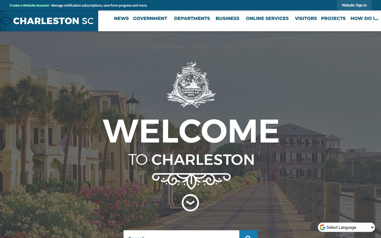 City of Charleston government offices and phone directory contacts