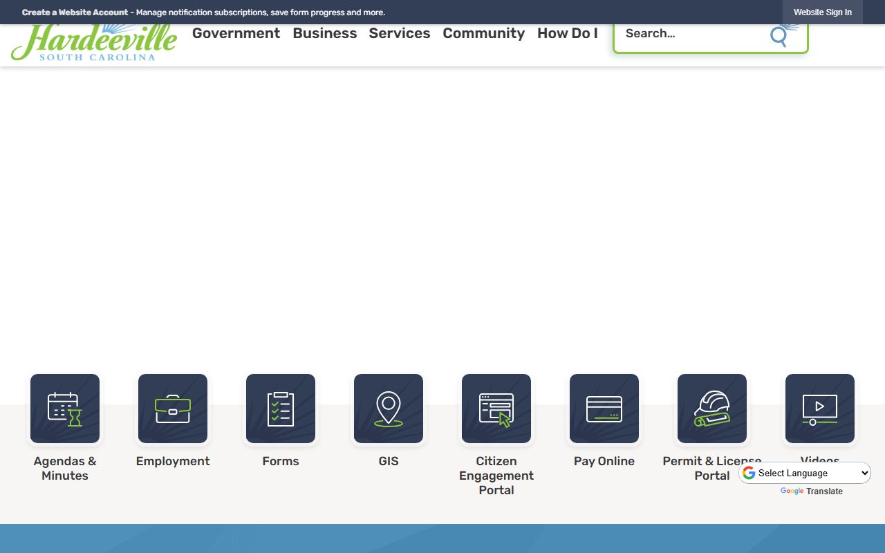 City of Hardeeville Police Department phone directory and contacts