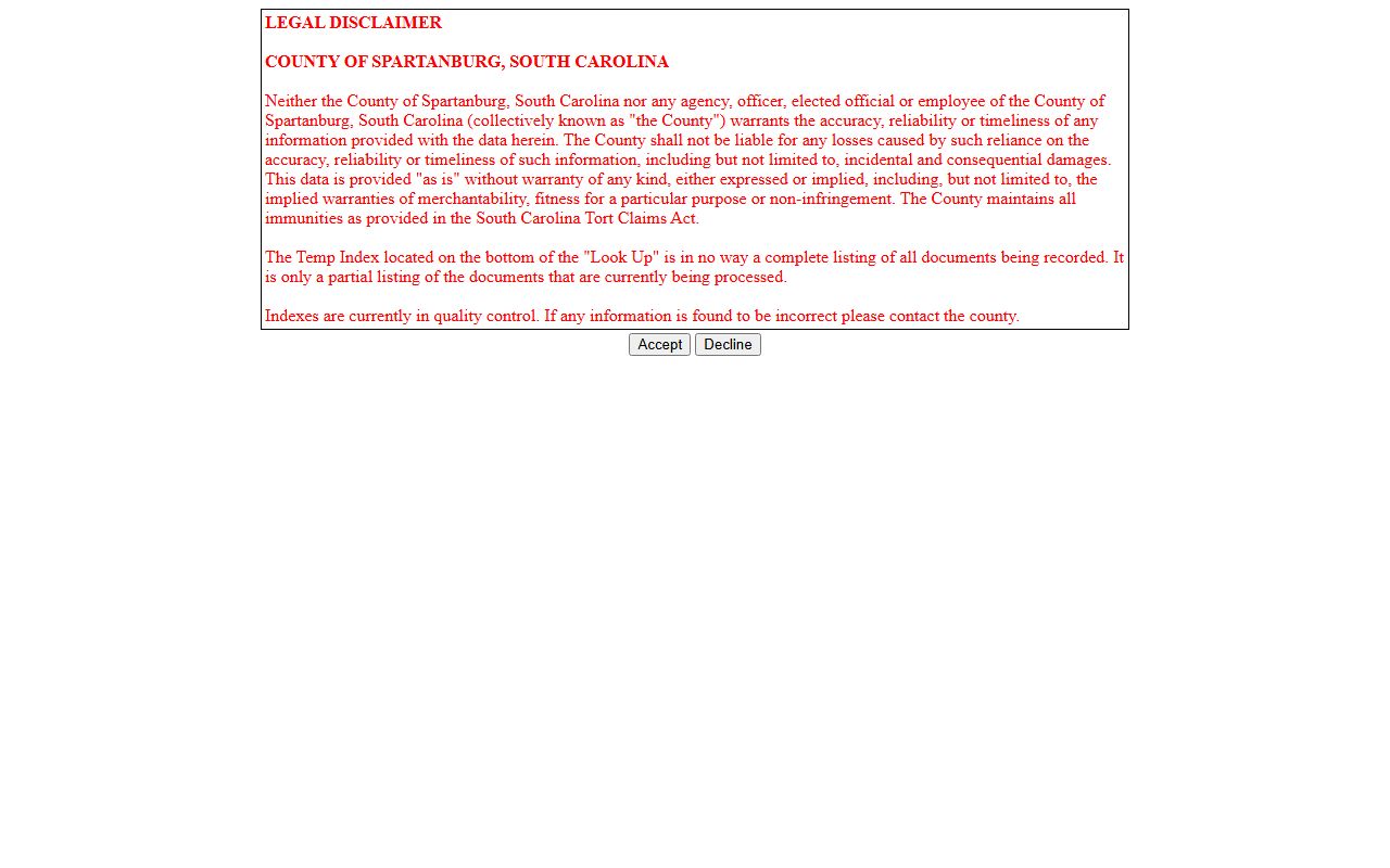 Spartanburg County deeds search portal for the phone directory